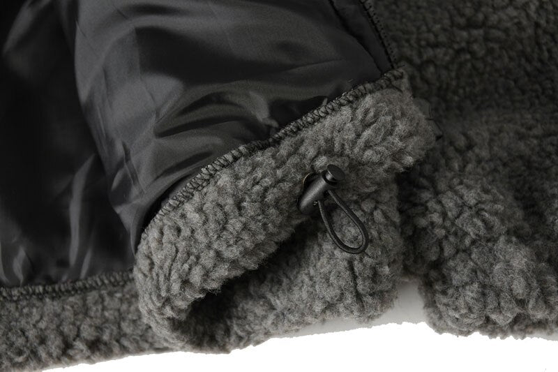 Solid Color Fuzzy Jacket