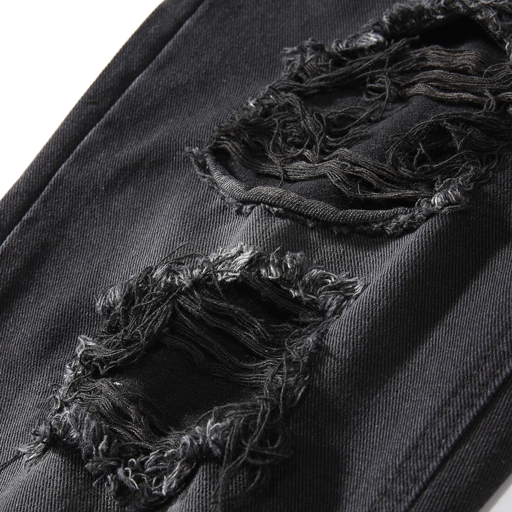 Women's High-waist Ripped Jeans