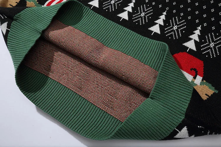 Ugly Knitted Elf Christmas Sweater