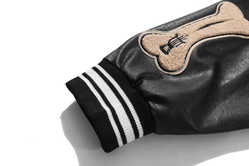 Skeleton Bones Varsity Jacket