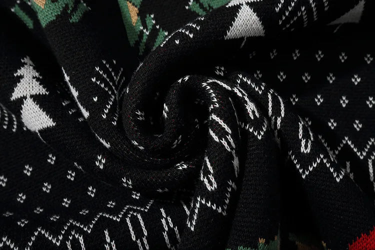 Ugly Knitted Elf Christmas Sweater