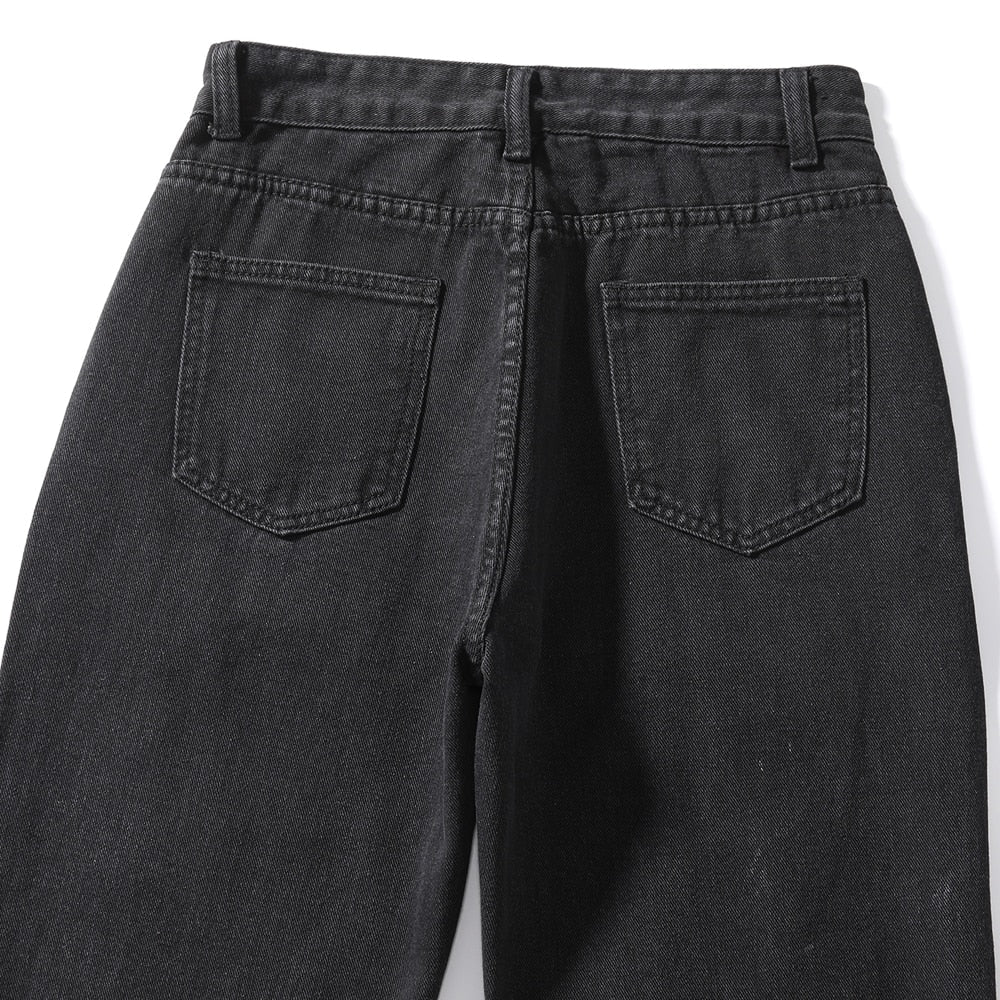 Women's High-waist Ripped Jeans