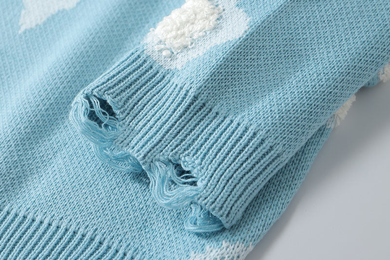 Knitted Clouds Sweater