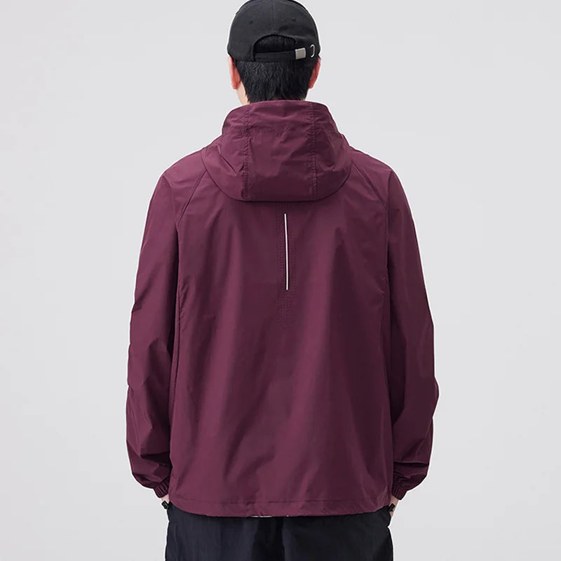Breathable Waterproof Sunscreen Hooded Jacket