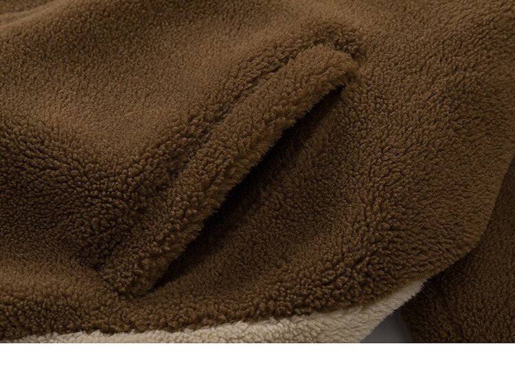 Furry Fleece Zip-up Jacket