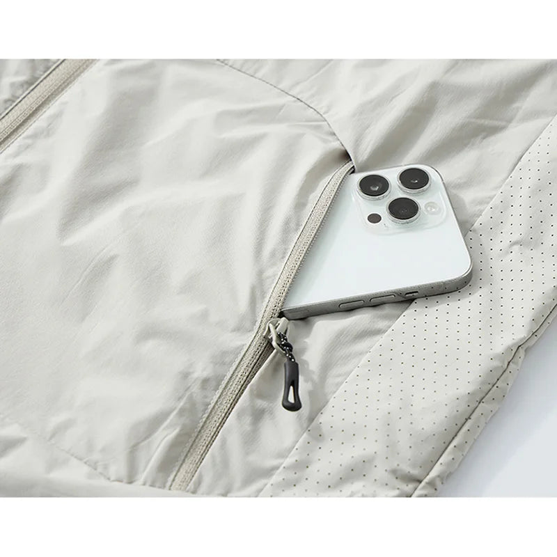 Breathable Waterproof Sunscreen Hooded Jacket