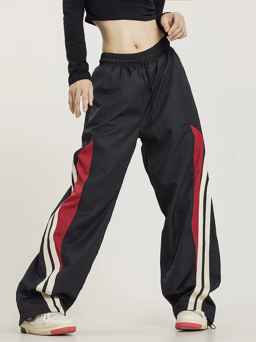 Y2K Oversized Striped Joggers