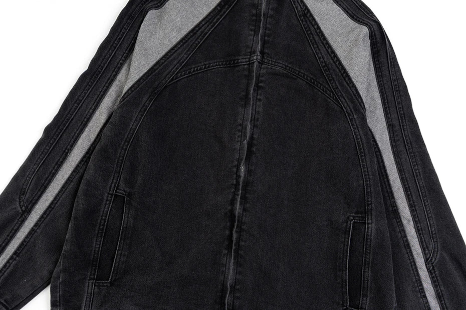Shadow Stripes Denim Jacket