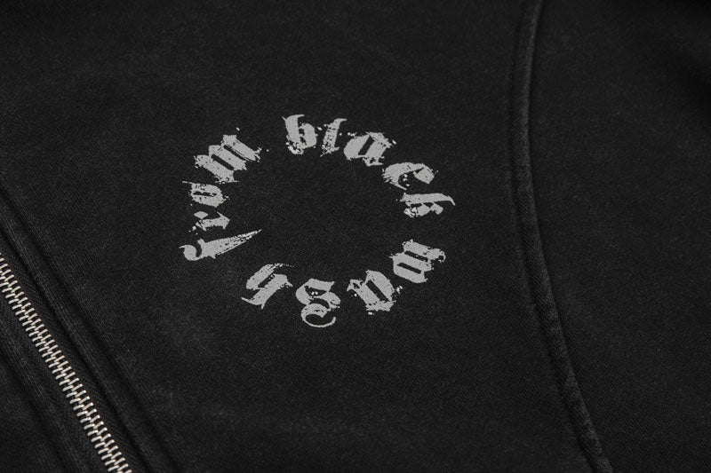 Vintage Moon Zip-up hoodie