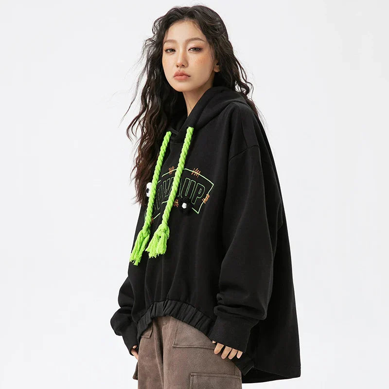 Electric Vibes Oversized Hoodie