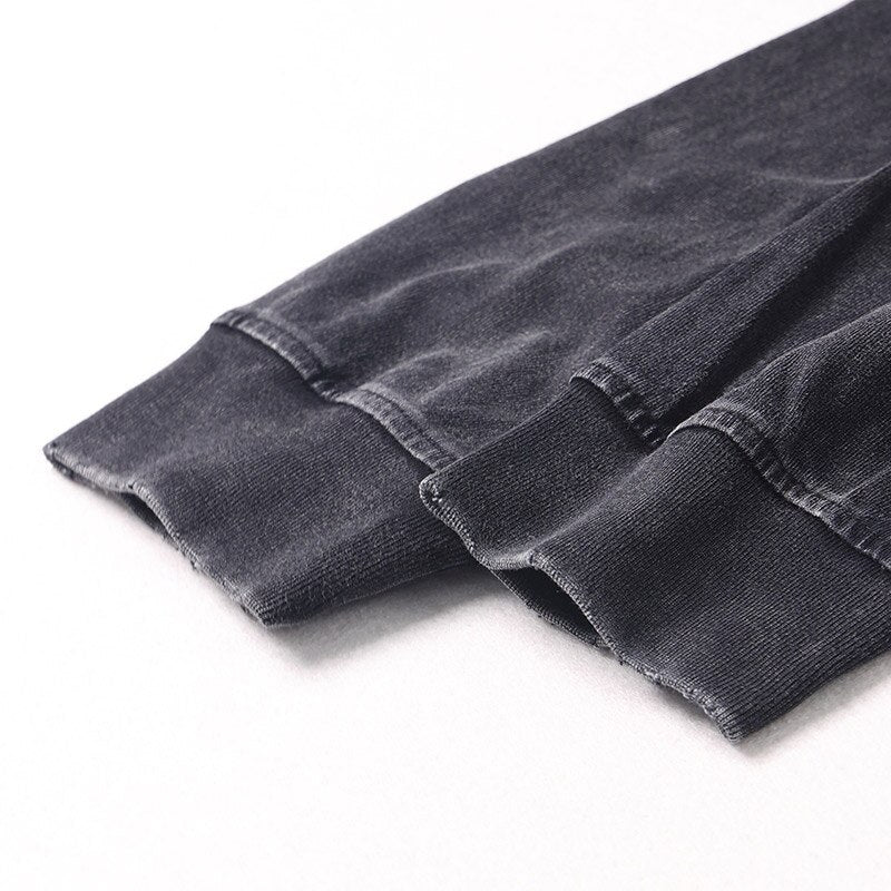 Oversized Devil Graphic Print Sweatshirt