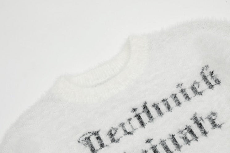 Spider Graphic Knitted Sweater