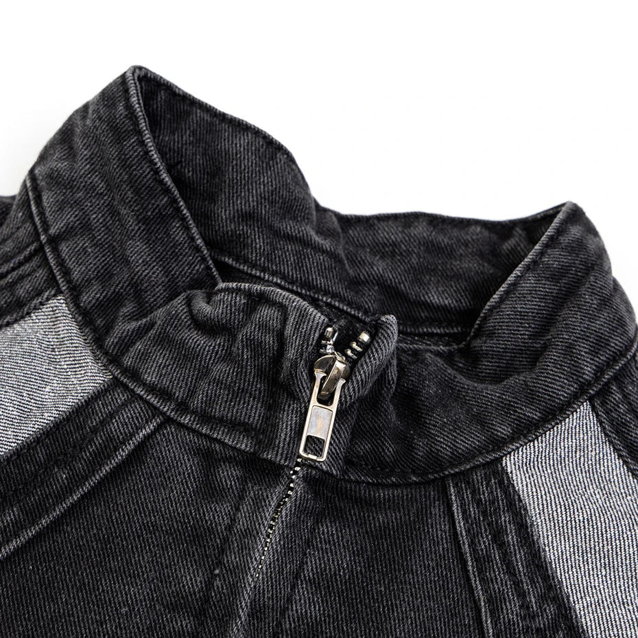 Shadow Stripes Denim Jacket