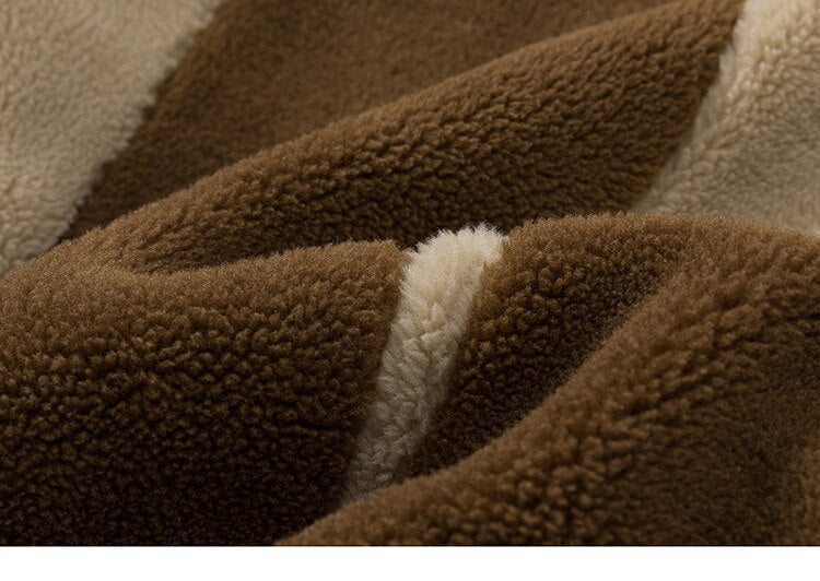 Furry Fleece Zip-up Jacket