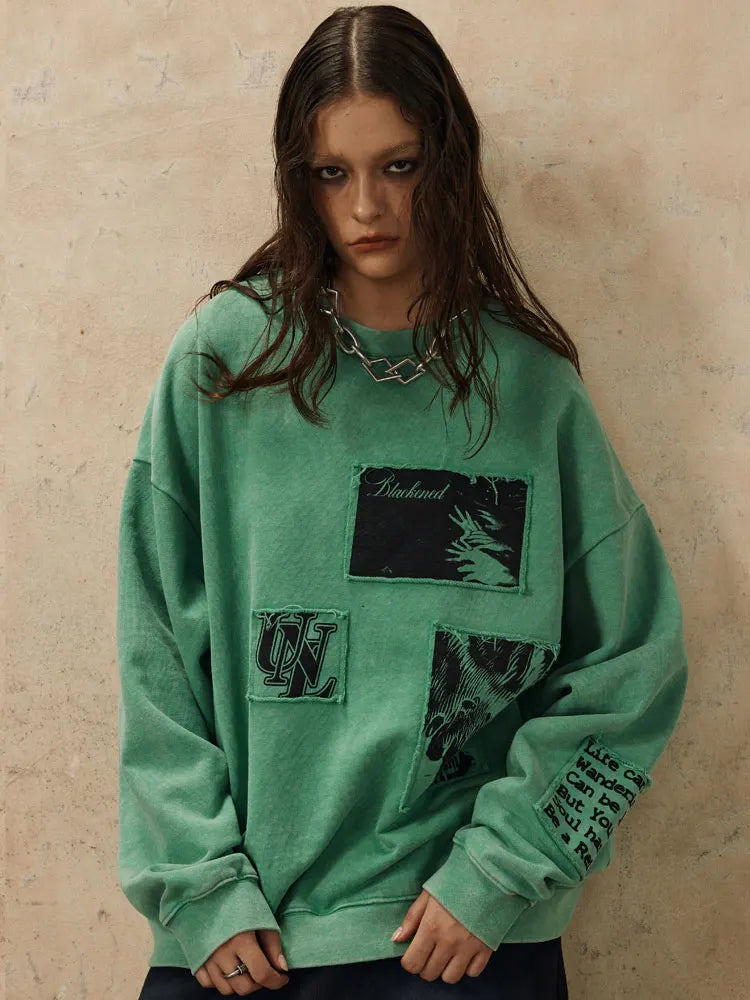 Urban Patchwork Sweatshirt