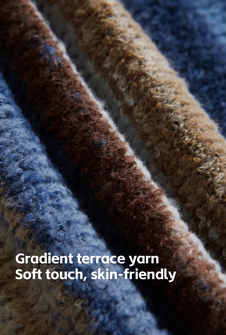 Winter Warm Striped Knitted Sweaters