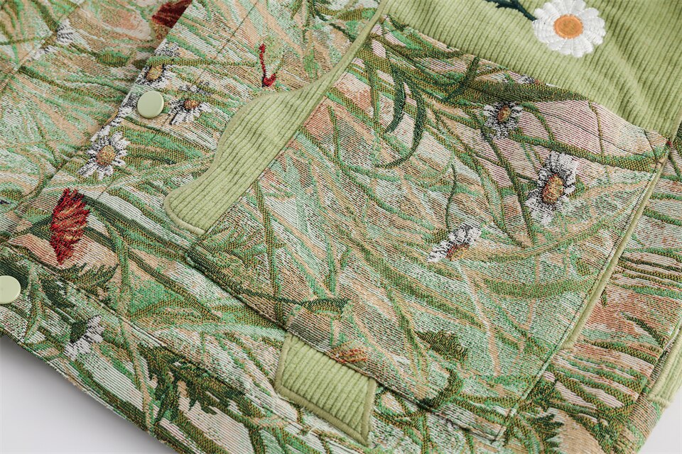 Floral Daisy Print Jacket