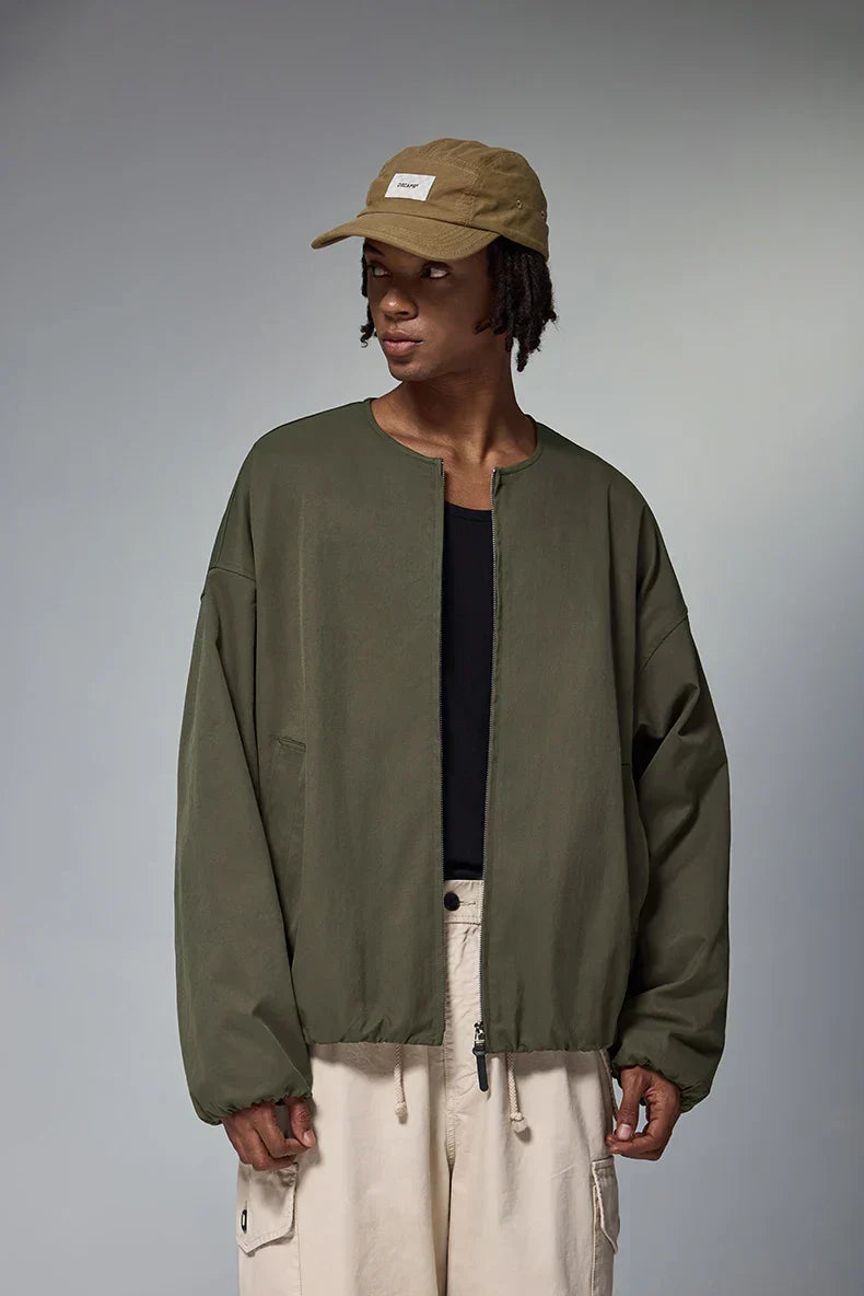 Zip-Up Quilted Jacket