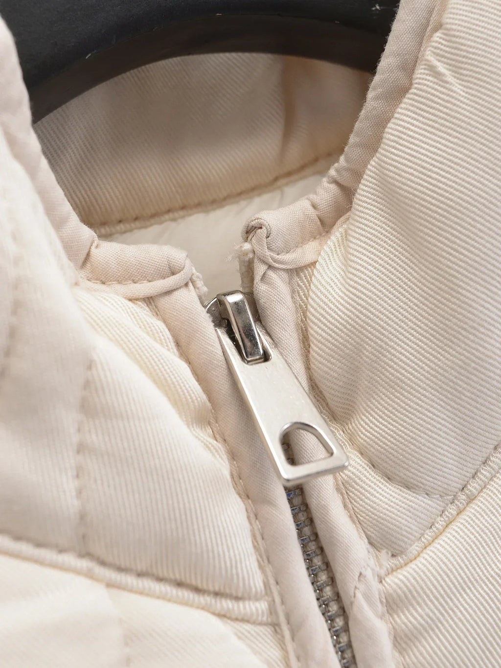 Fluffy Textured Zip-Up Jacket