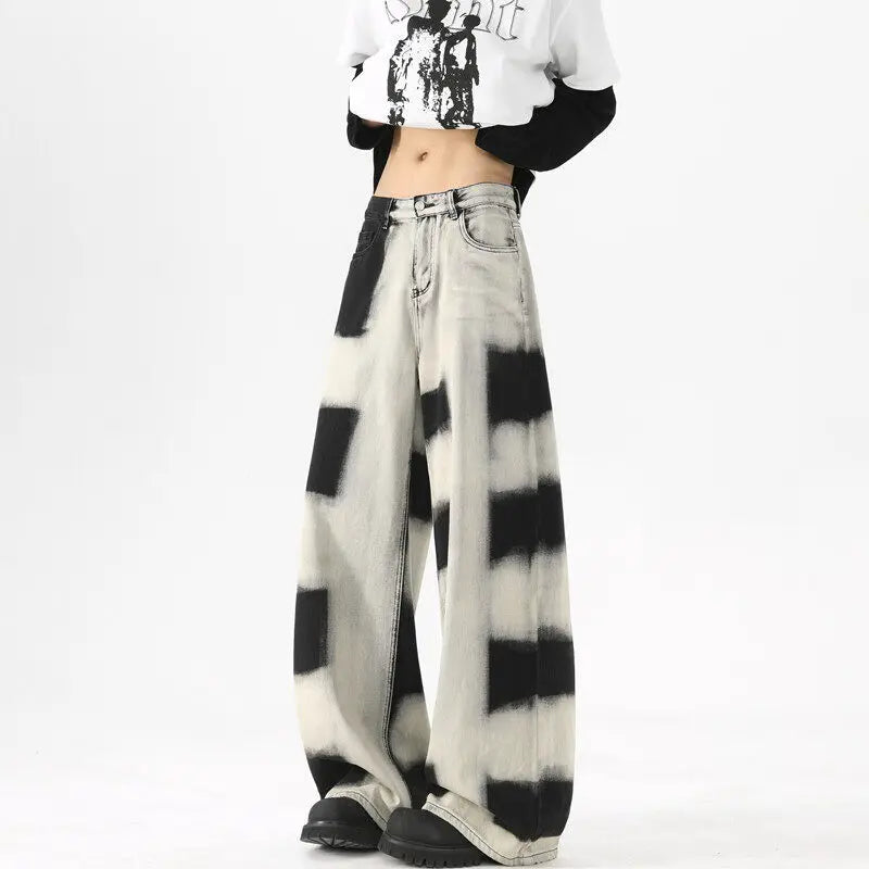 Baggy Men Fashion Retro Wide Leg Jeans