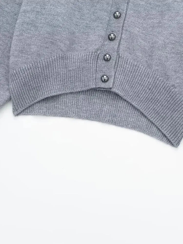 Stylish Cropped Cardigans Sweater