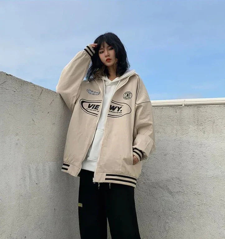 Sports Stand Collar Windbreaker Jacket