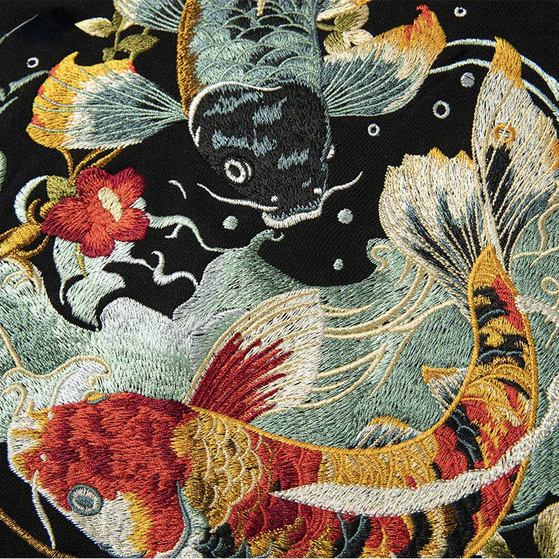 Chinese Carp Vintage Crewneck Sweatshirt