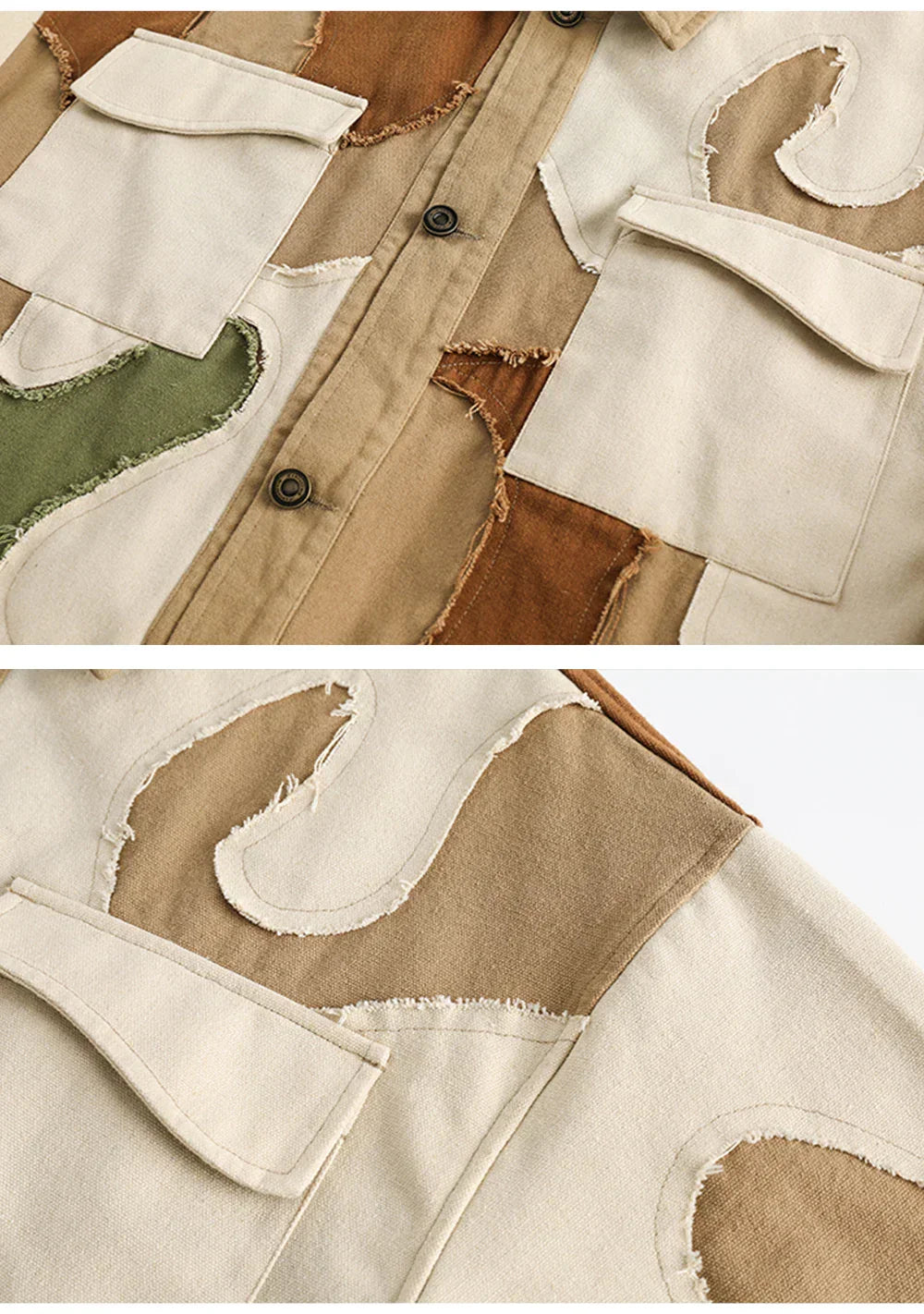 Vintage Color Block Jacket