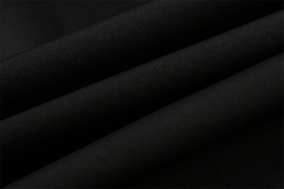 Black Zip-up Denim Jacket