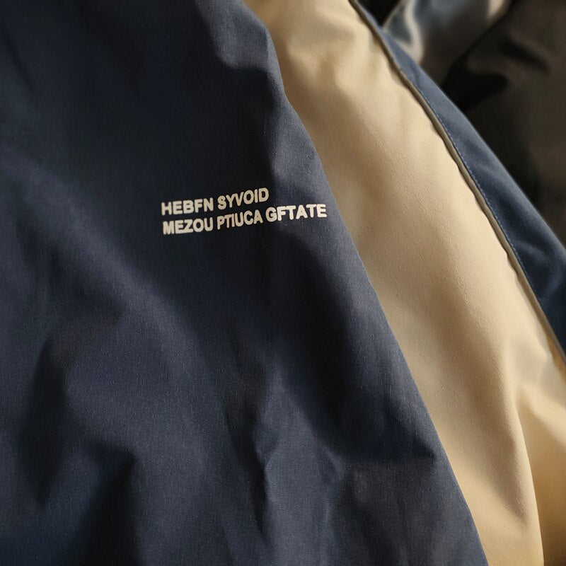 Patchwork Color Block Thin Jacket