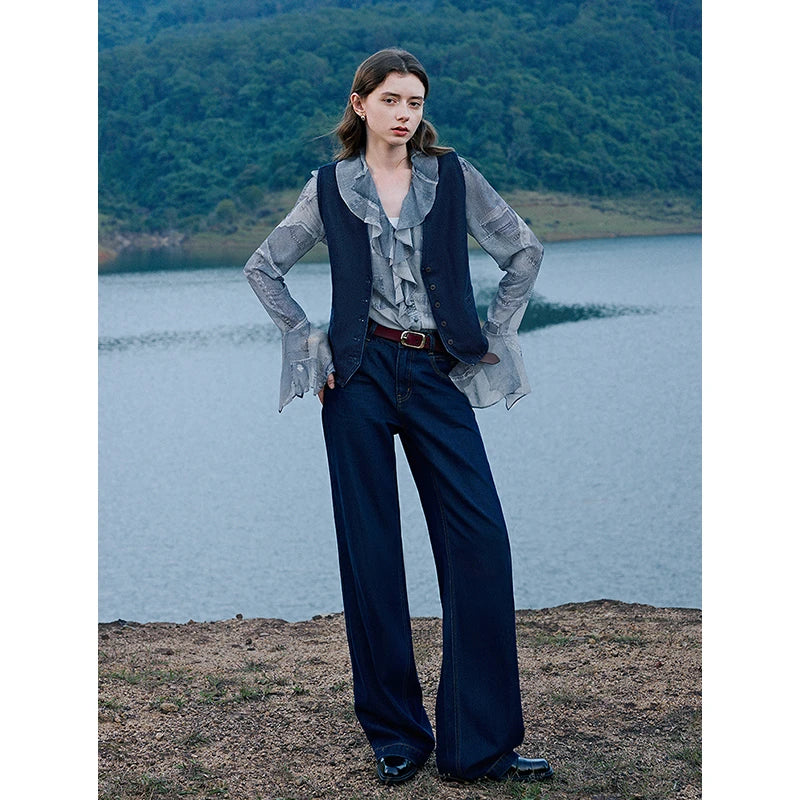 Vintage Western Style Slim Fit Vest