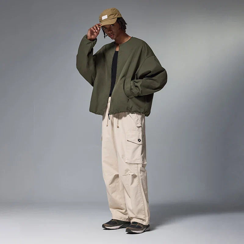 Zip-Up Quilted Jacket