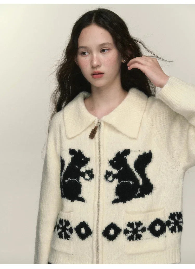Squirrel Whisperer Knit Sweater