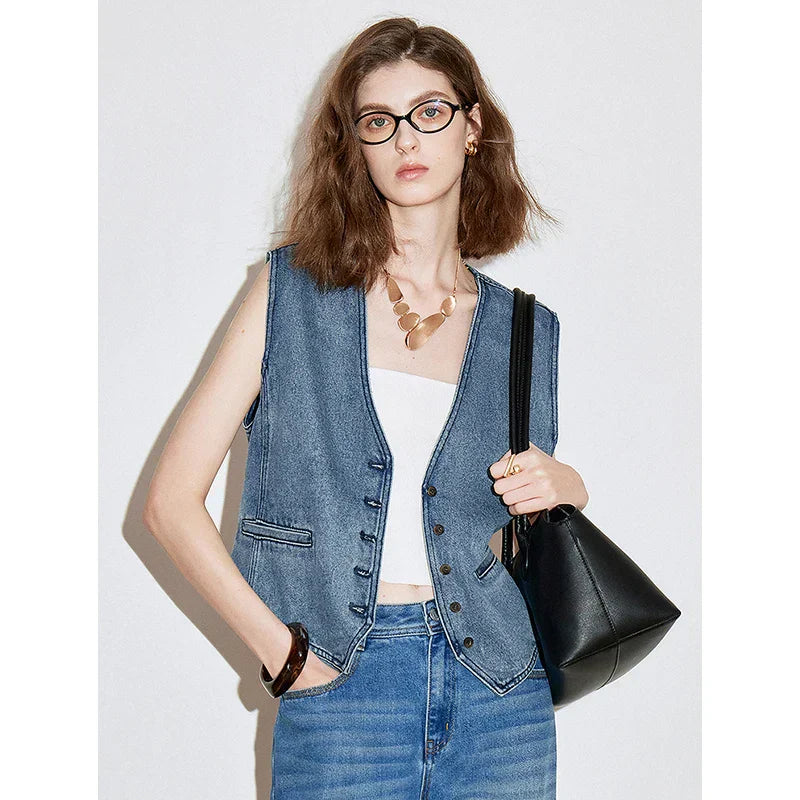 Vintage Western Style Slim Fit Vest