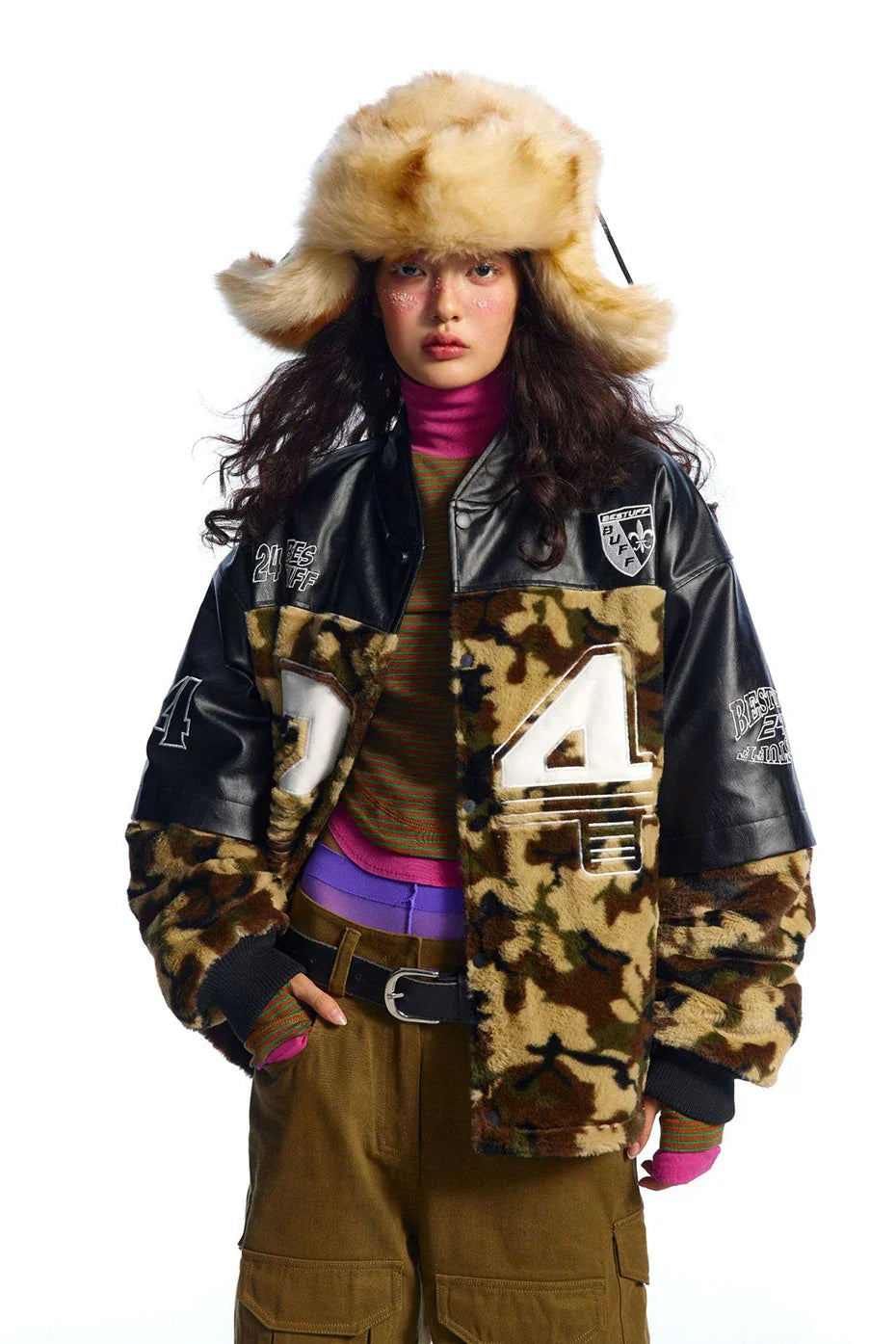 Sport Varsity Camouflage Jacket