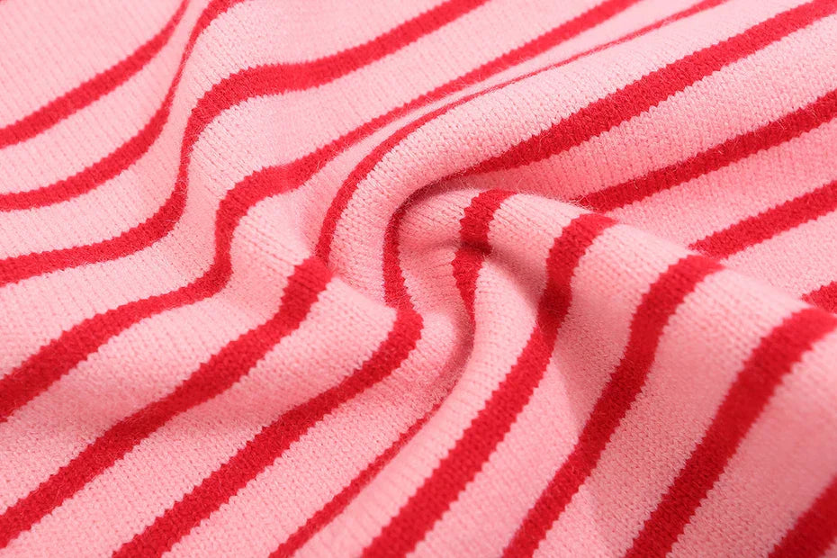 Y2K Star Stripes Sweater