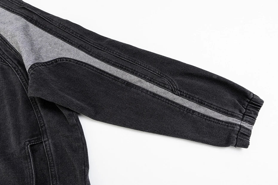 Shadow Stripes Denim Jacket