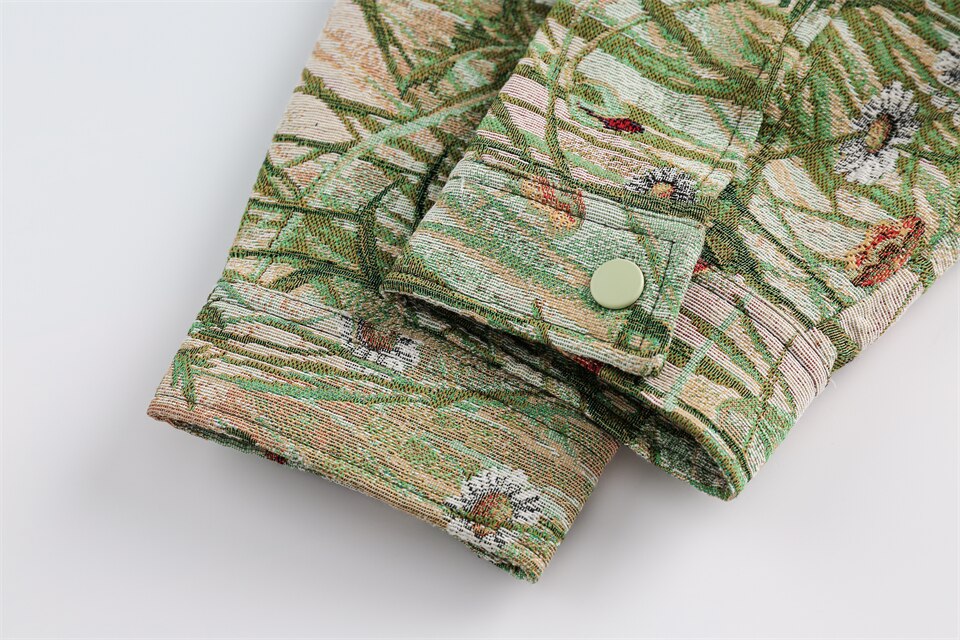 Floral Daisy Print Jacket