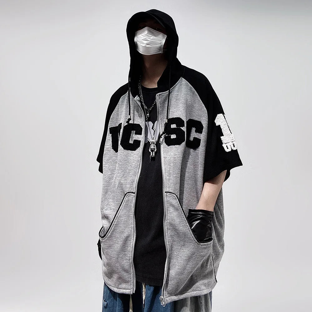 Streetwear Oversized Hip Hop Hooded Sweatshirt