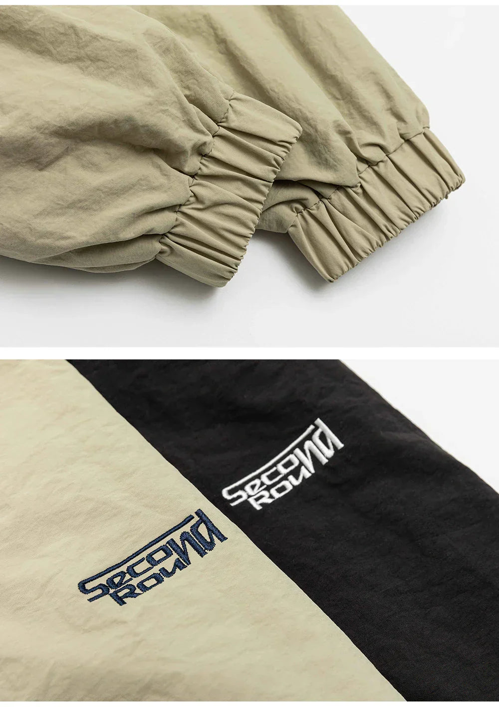 Vintage Striped Windbreaker Jacket