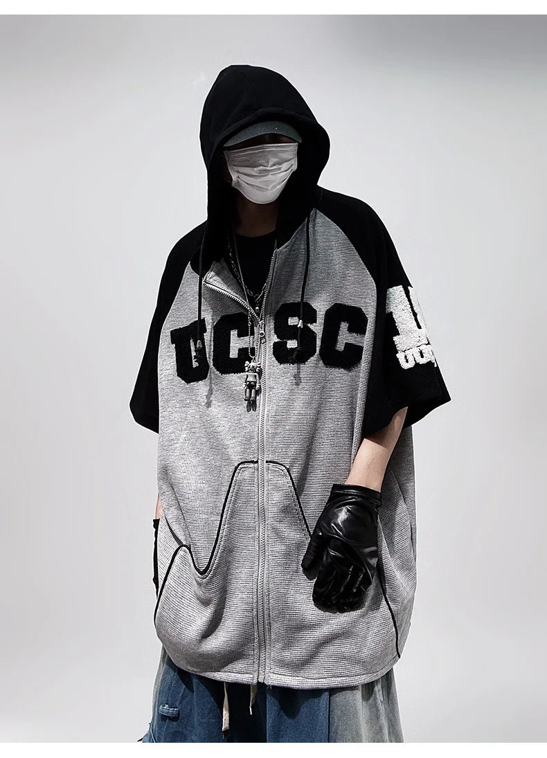 Streetwear Oversized Hip Hop Hooded Sweatshirt