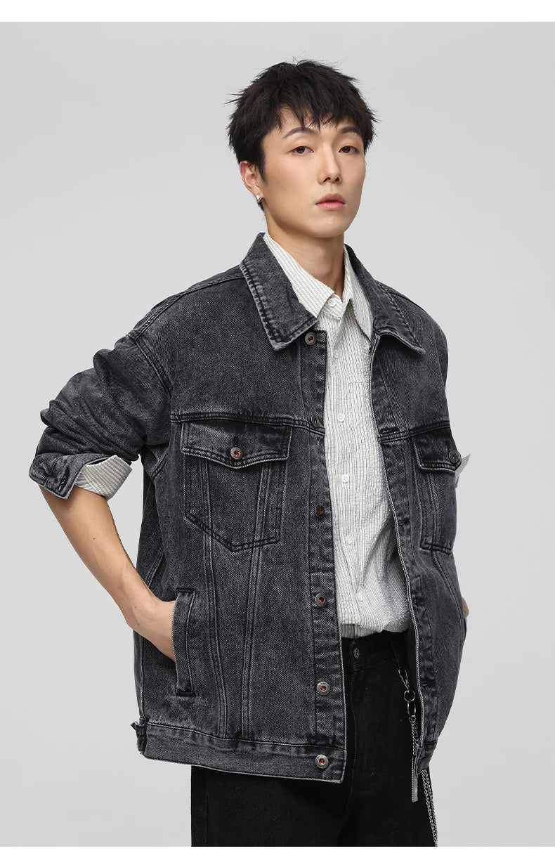 Men's Classic High Street Denim Jacket