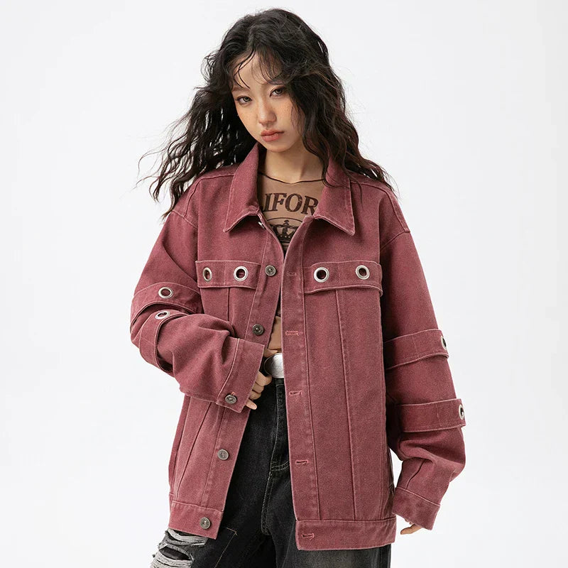Y2K Vintage Street Punk Women's Jacket