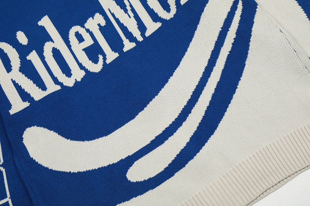 Y2K Retro Racing Cardigan