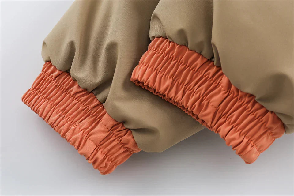 Y2k Vintage Strips Windbreaker Jacket