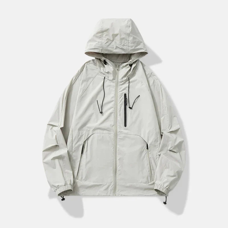 Breathable Waterproof Sunscreen Hooded Jacket