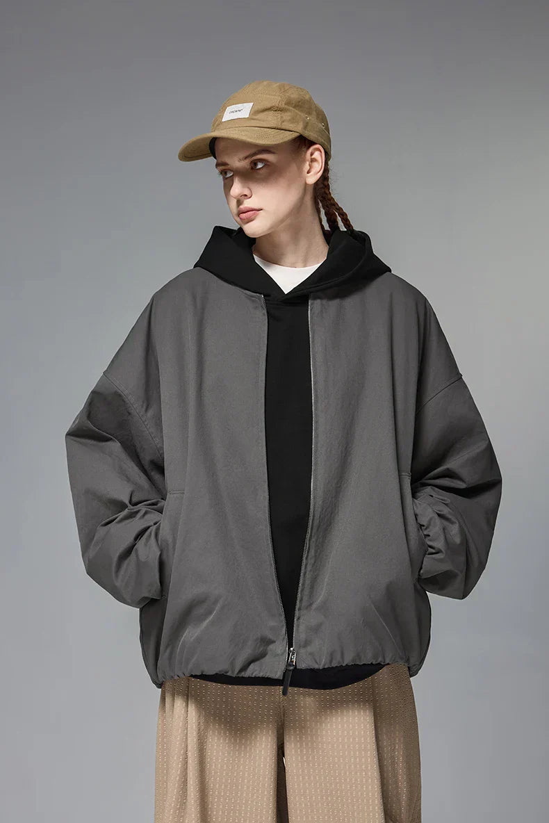 Zip-Up Quilted Jacket