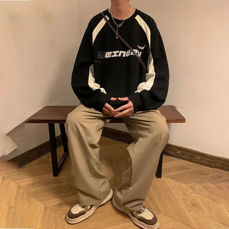 Y2K Raglan Graphic Sweatshirt