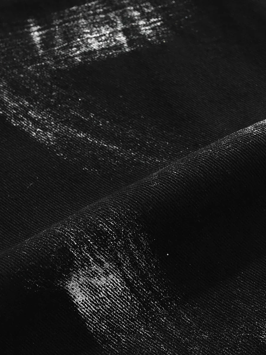 High-End Graffiti Denim Jackets