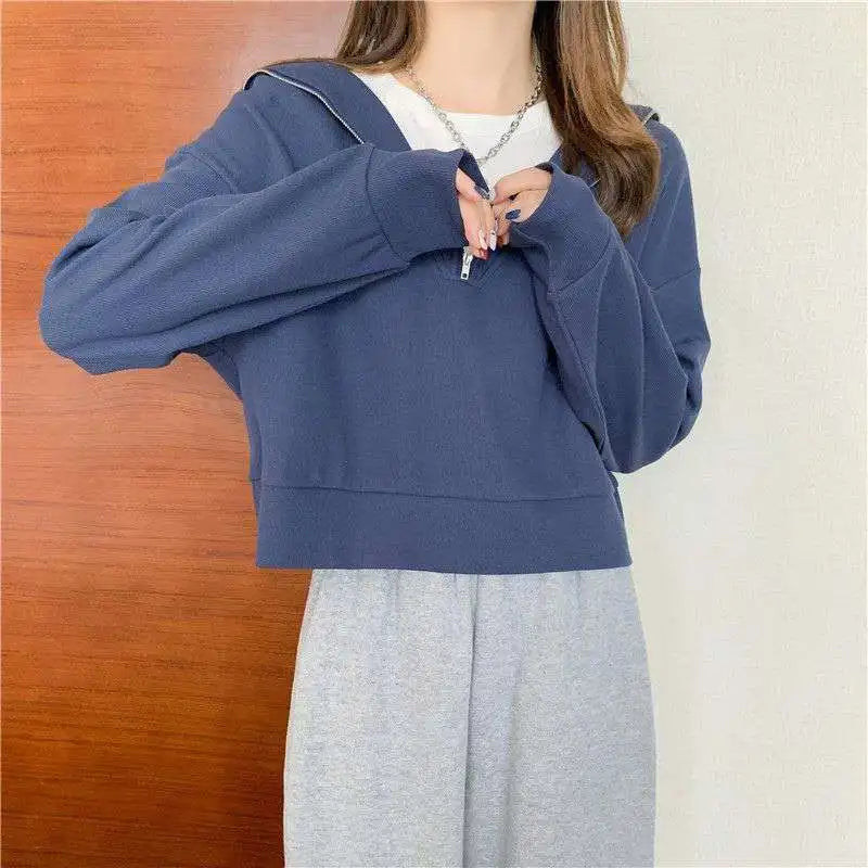 Yasuk Autumn Winter Casual Retro Sweatshirt